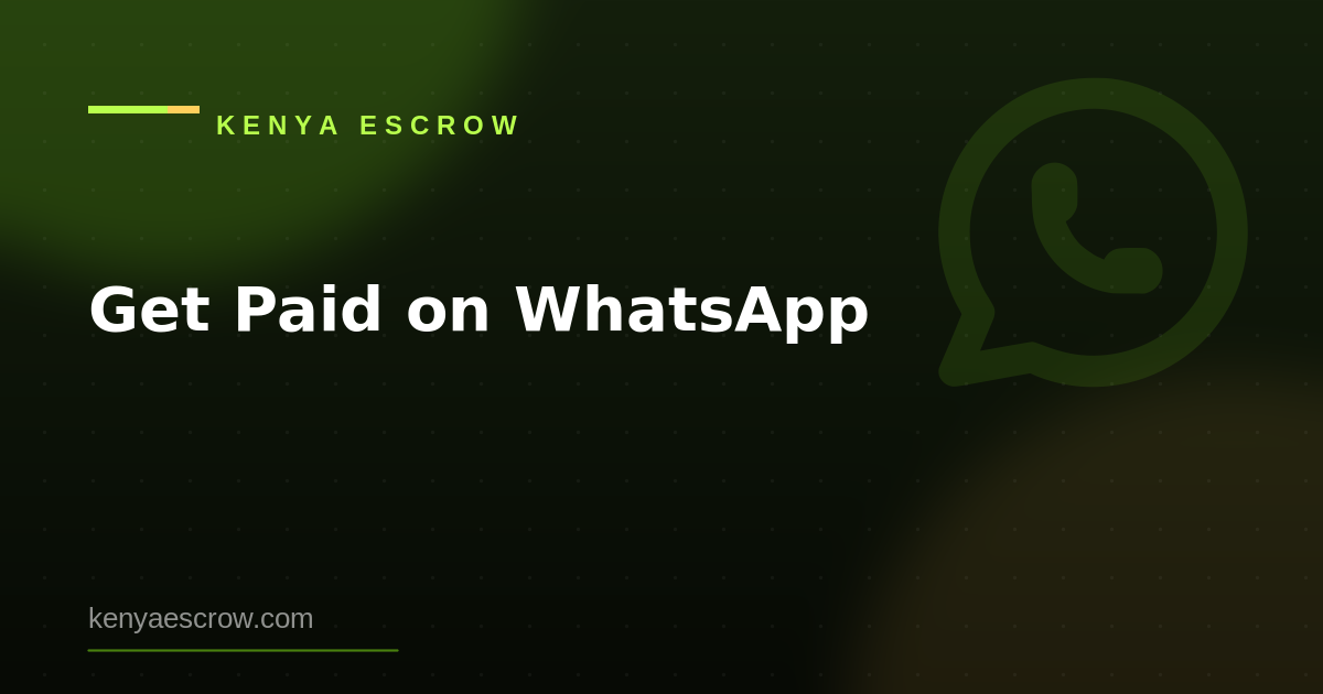 Selling on WhatsApp and Instagram in Kenya? How to Get Paid Without Chasing Customers